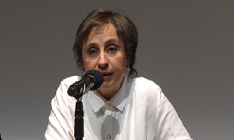 MVS dijo que sus abogados ya revisan el supuesto desvío de recursos que hizo la periodista Carmen Aristegui. (Foto: Cuartoscuro )