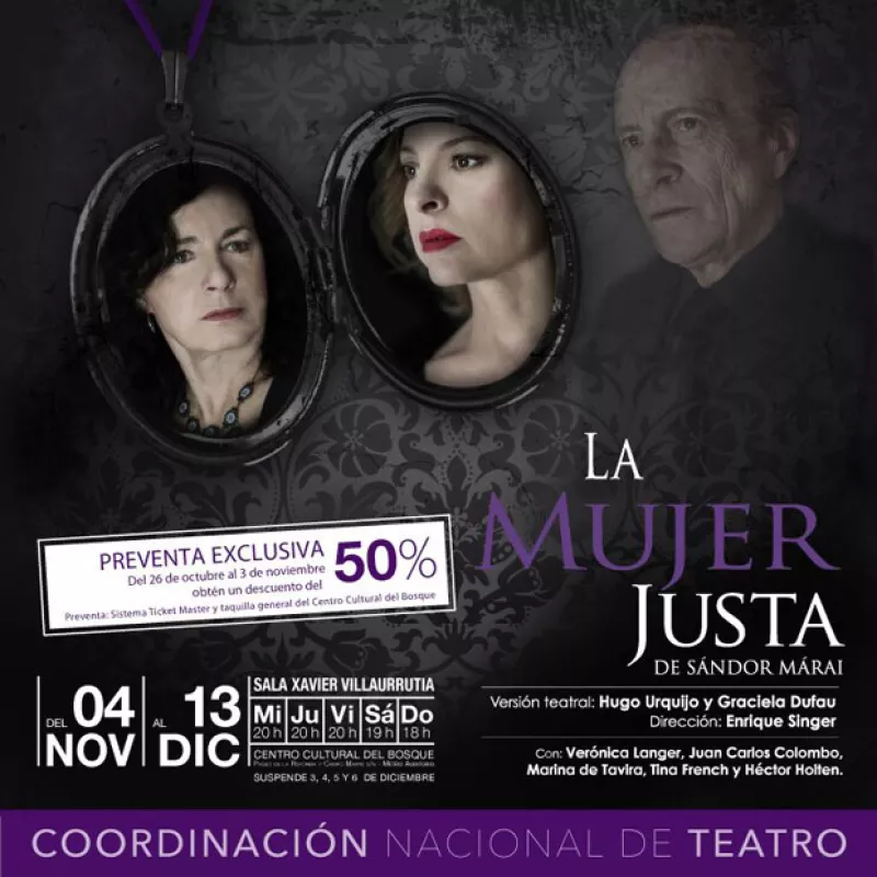 Un recomendable clásico vuelve al teatro de la capital mexicana con un elenco en el que también figuran Verónica Langer y Juan Carlos Colombo.