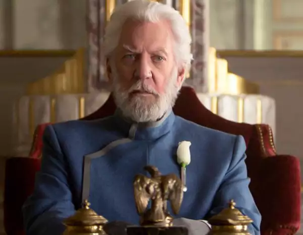 Donald Sutherland en The Hunger Games.