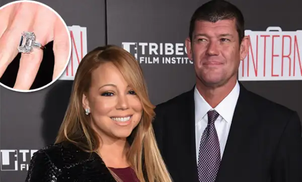 Mariah Carey se comprometió la semana pasada con el empresario australiano James Packer.