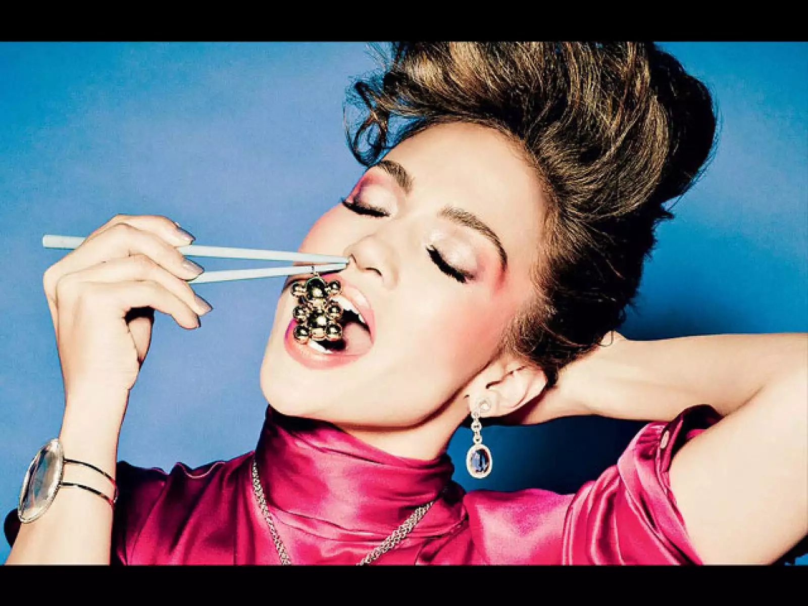 Jennifer Lopez posó para la lente de la fotógrafa Ellen von Unwerth