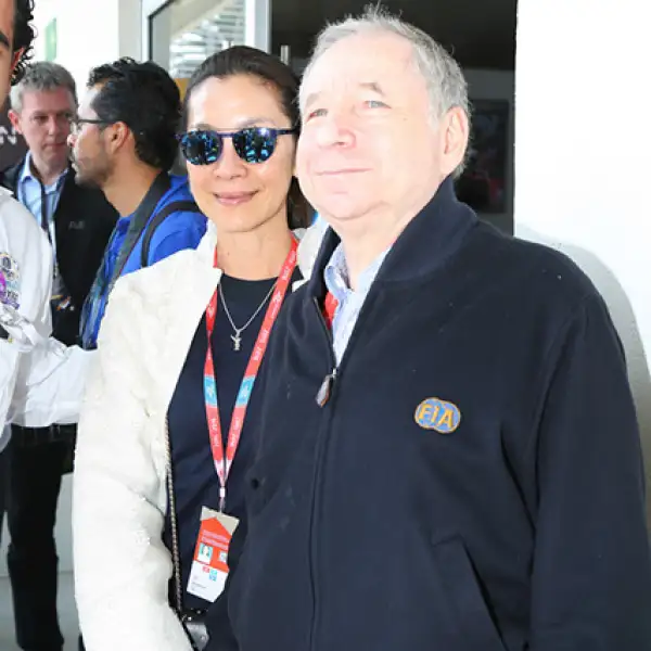 Michelle Yeoh y Jean Todt