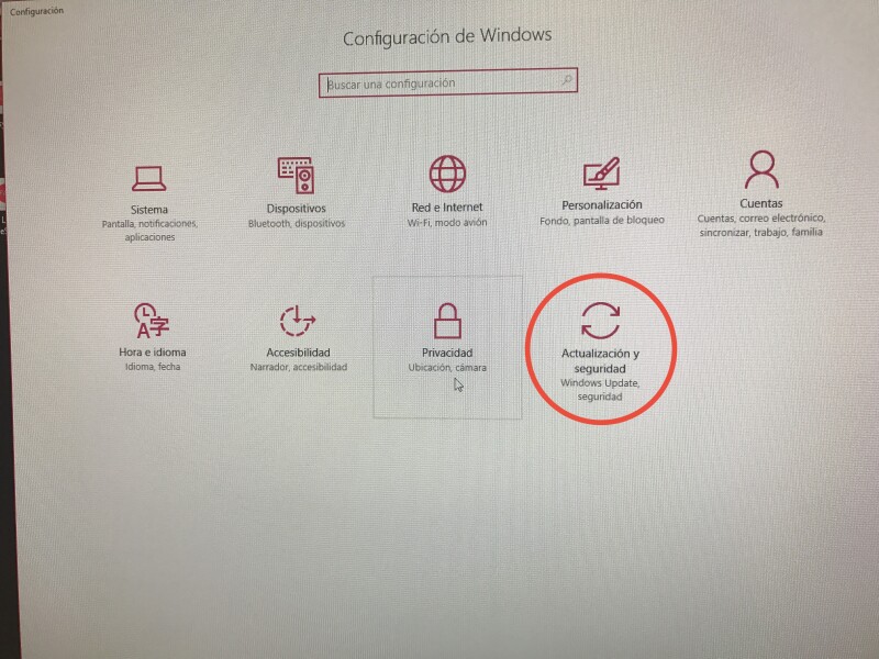Actualización y seguridad