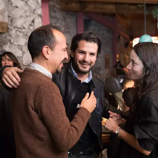 Cena con los miembros del consejo de "Campamento"