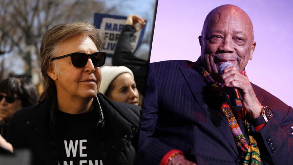 Paul McCartney y Quincy Jones
