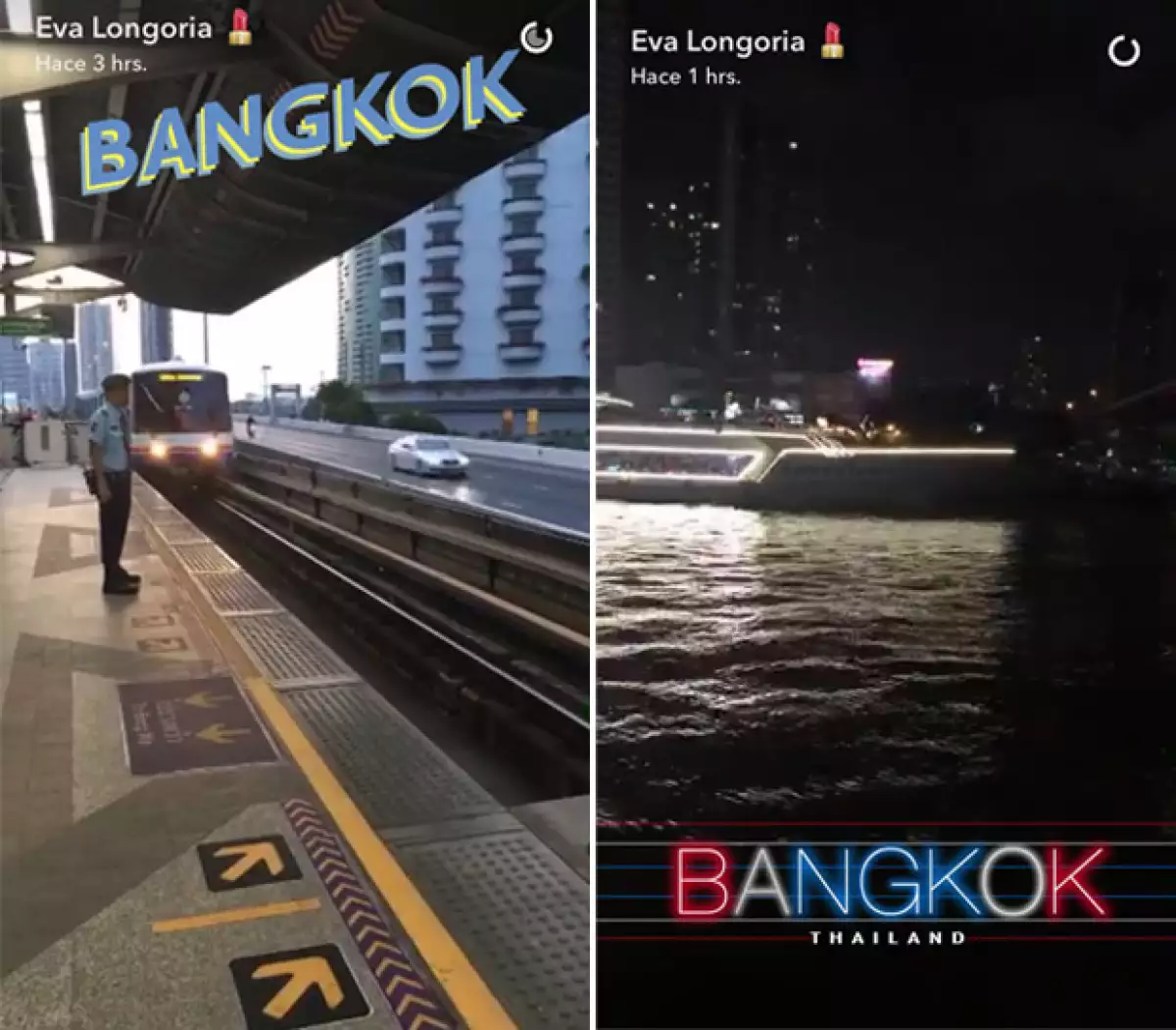 Los recién casados comenzaron su semana en Bangkok.