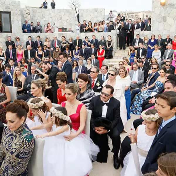 Los invitados a la boda.