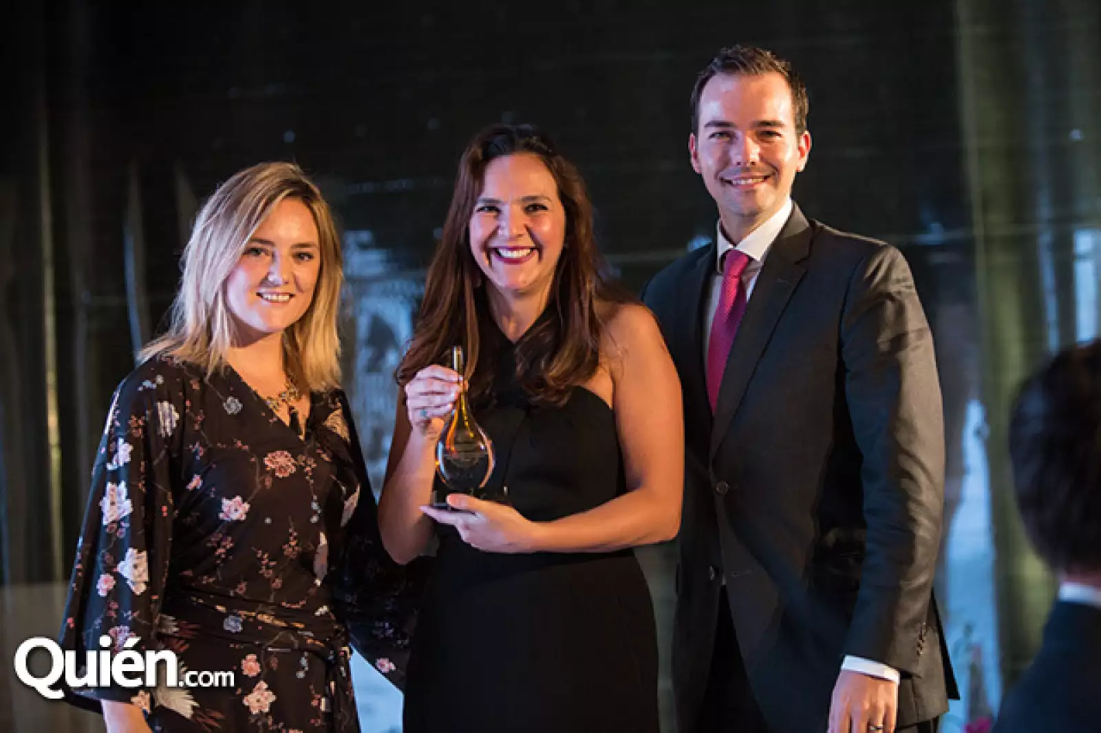 Itziar Carracedo, Mónica González y Mauricio Padilla