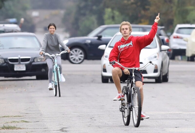 Selena y Justin Bieber