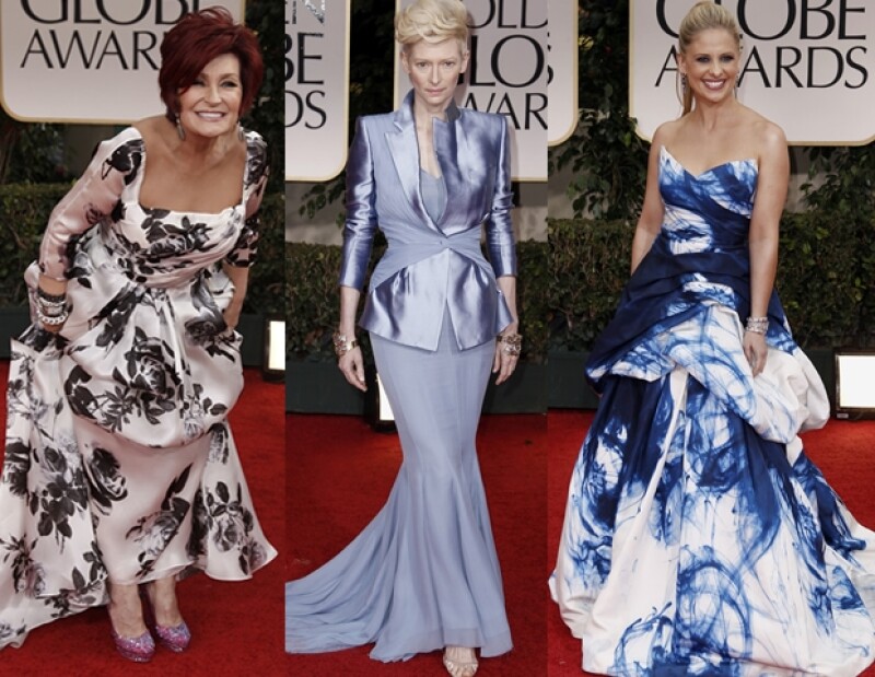 Sharon Osbourne, Tilda Swinton y Sarah Michele Gellar.
