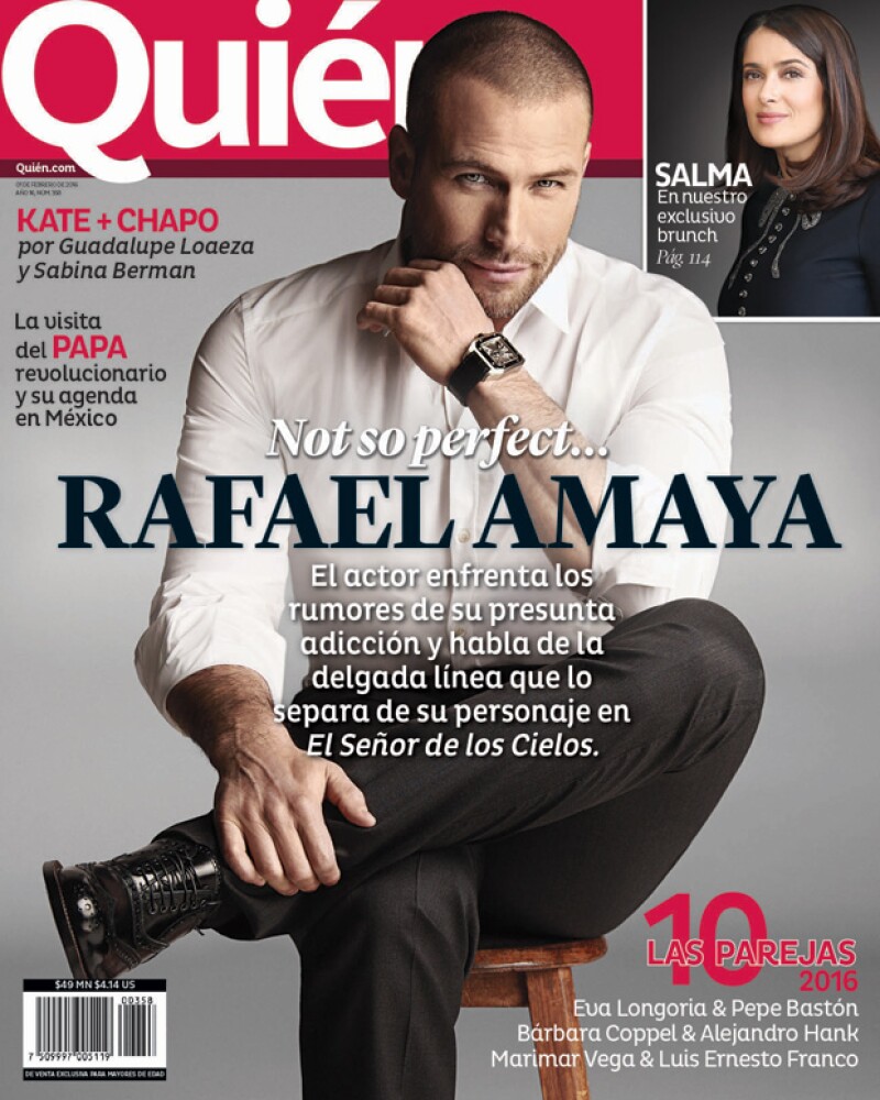 Rafael Amaya se confieza con Quién®.