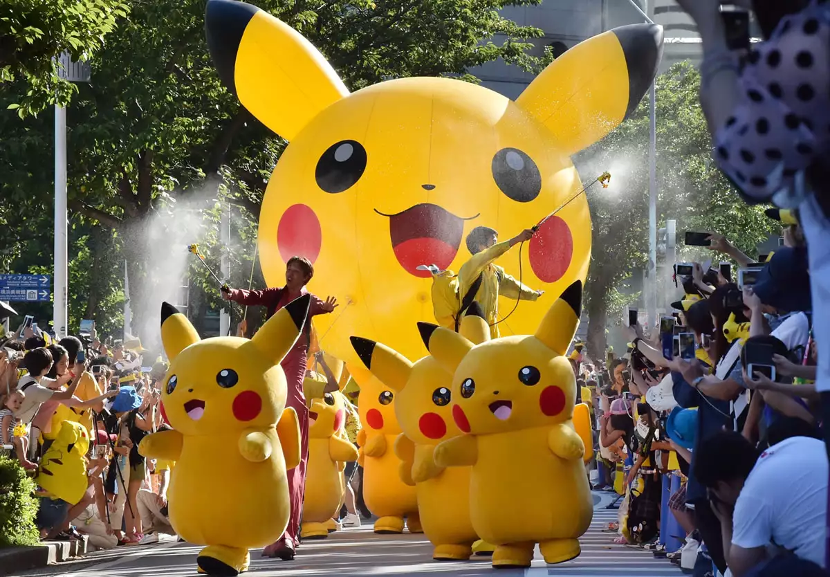 El festival Pikachu en Yokohama