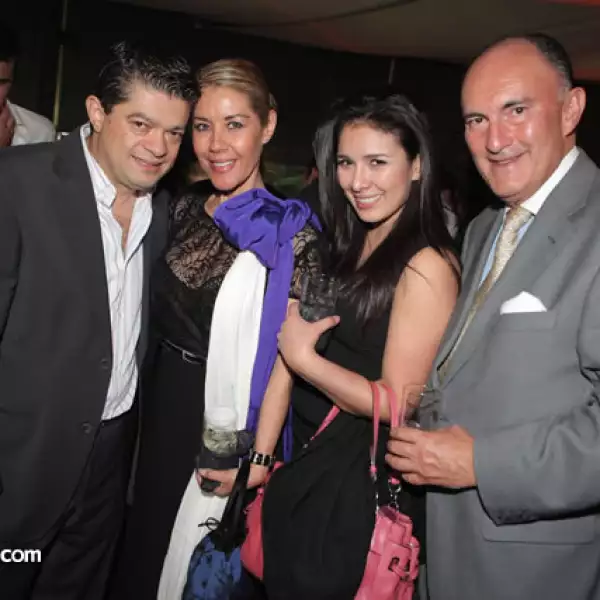 Horacio Quintana, Gaby Schäffler, Saile Roldán y Alejandro Vargas