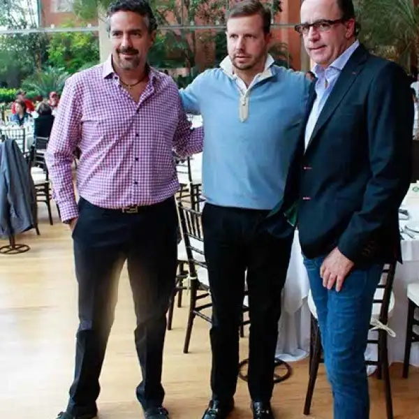 Jaime Fernández,Santiago Casanueva y Luis Peyrelongue