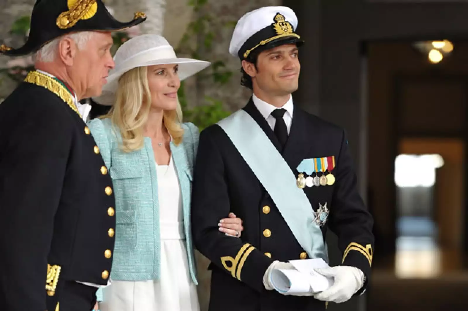 Príncipe Carl Philip y Anna Westling Blom.