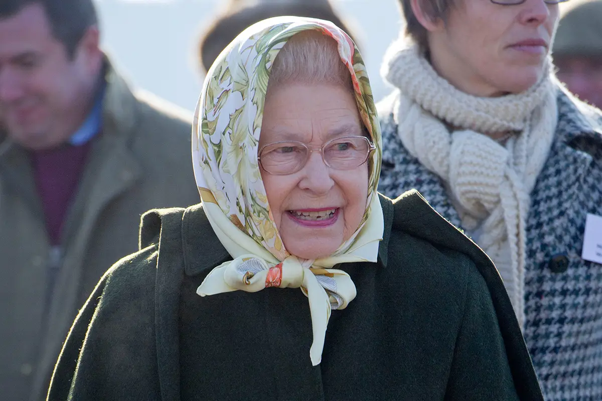 Queen Elizabeth II and The Princess Royal Plant Trees At Sandringham