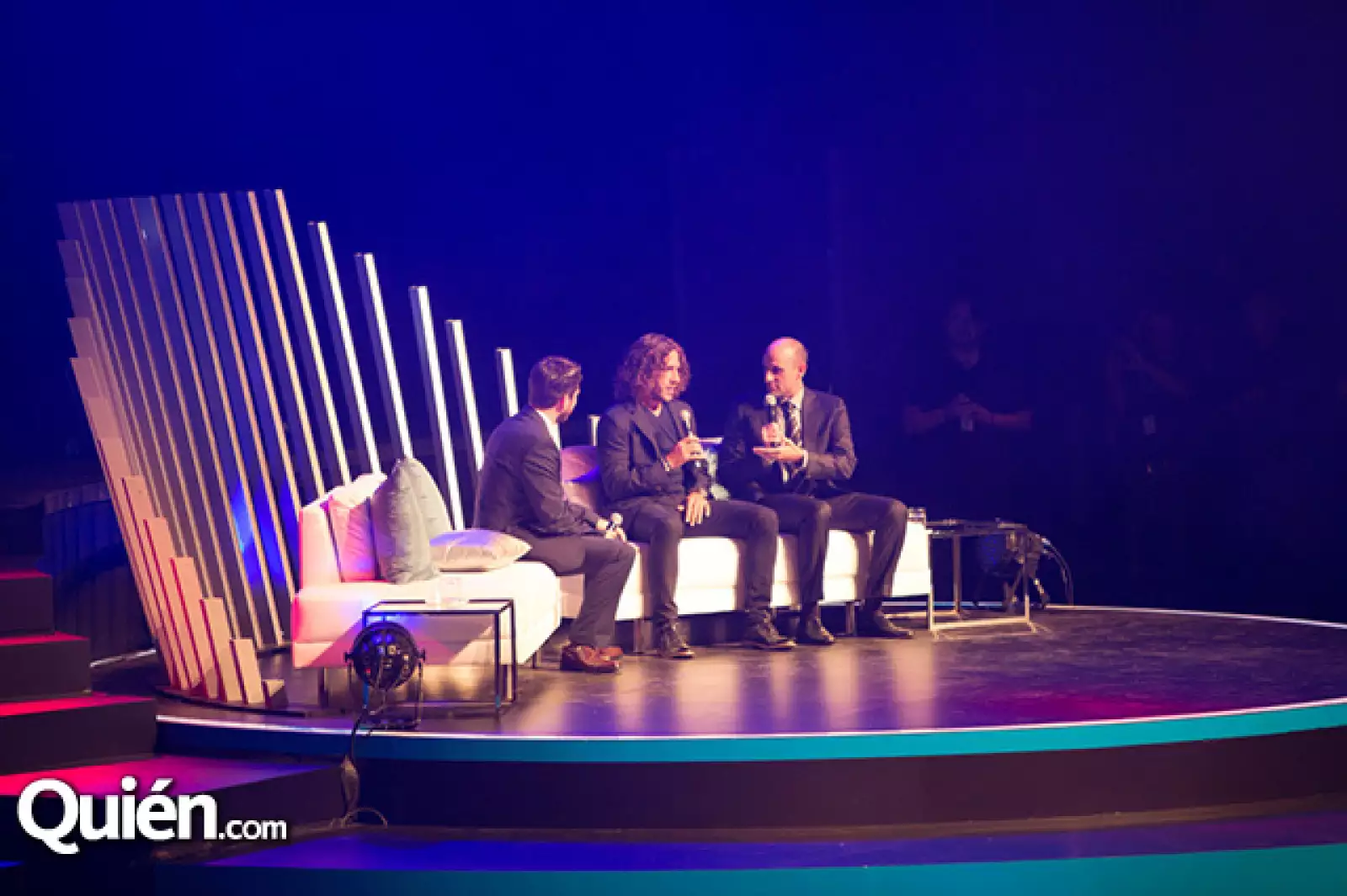 Carlos Puyol y Alberto Lati