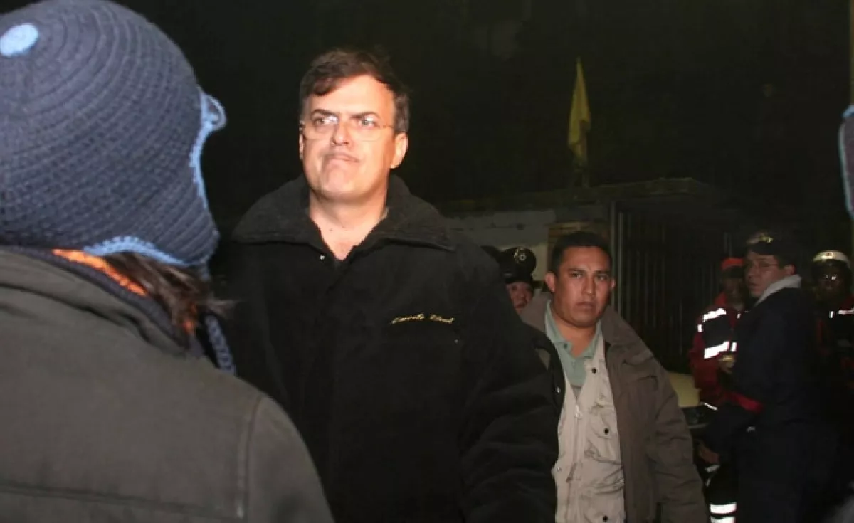 El jefe de gobierno capitalino arribó al lugar de los hechos.