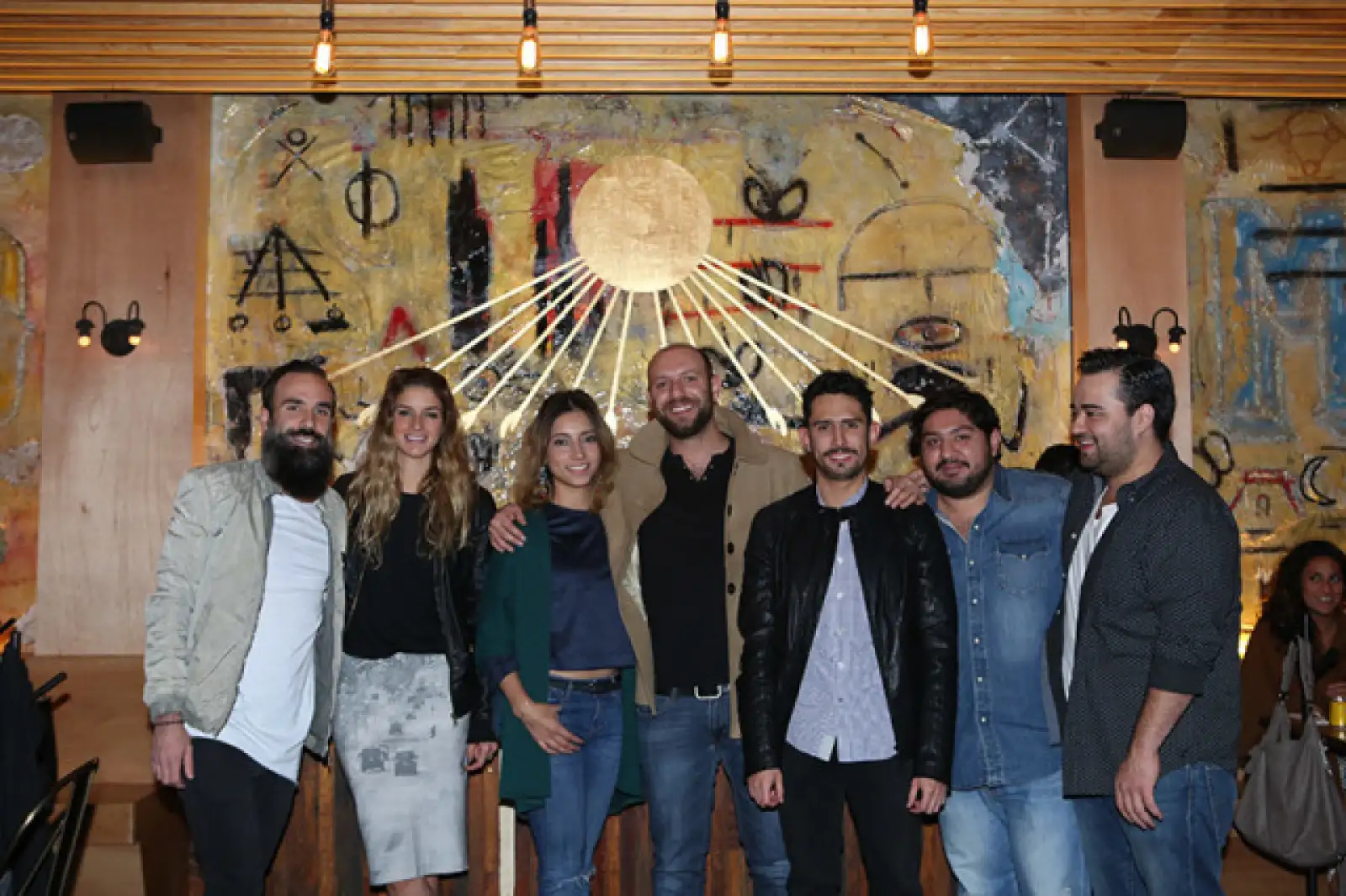 Jorge Díaz, Cristina Millet, Michelle Aubert, Roberto del Río, Alfonso Tenopala, César Ábsalon y Arturo Perales