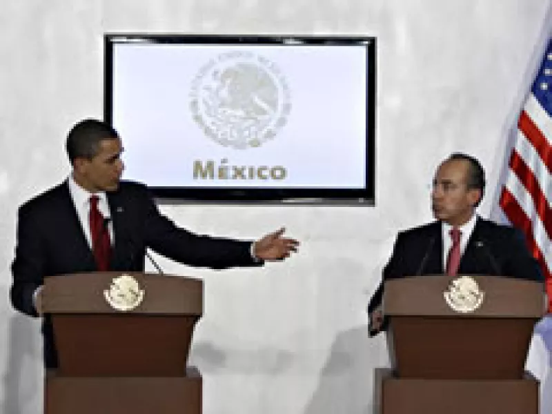 Obama ofreció una conferencia conjunta con Calderón. (Foto: Reuters)