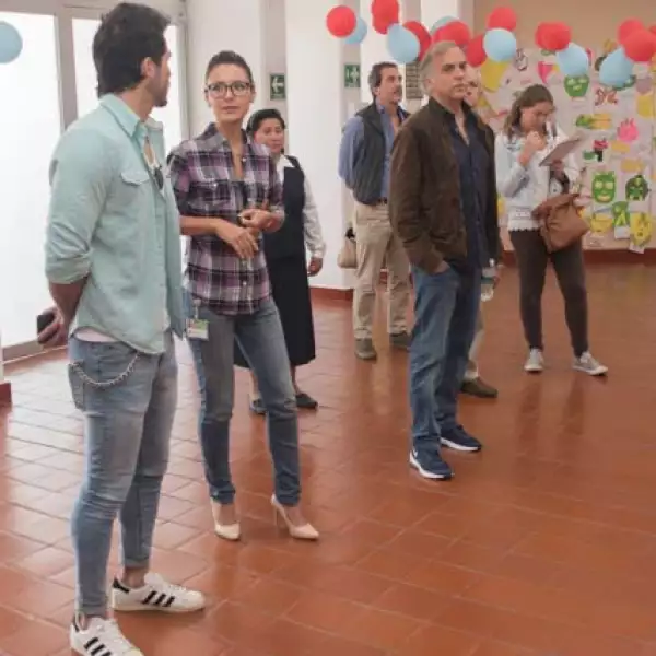 Visita de Paco Arango a la Casa de la Amistad