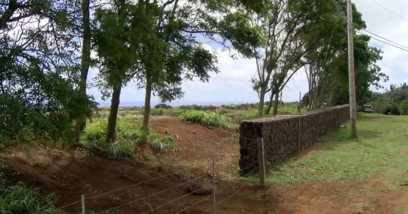 Zuckerberg está levantando una cerca alrededor de su terreno de 700 acres en Hawaii.