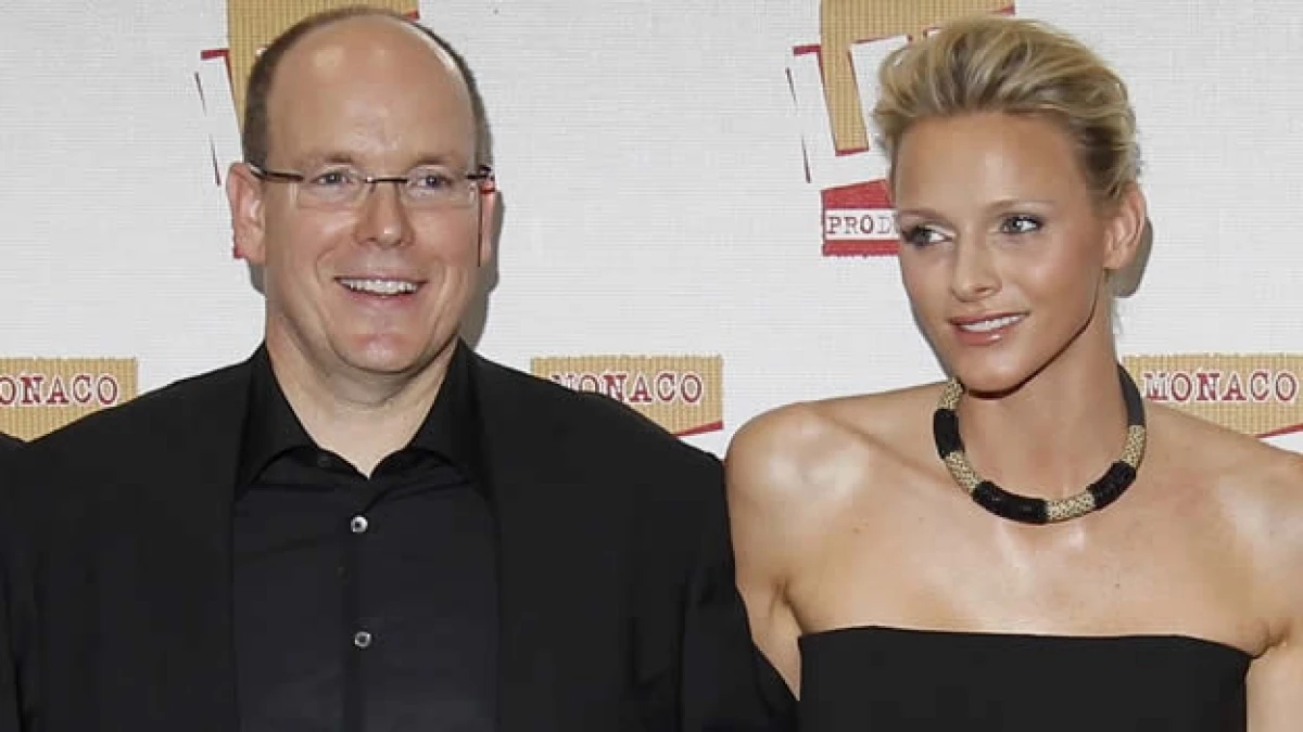 Charlene Wittstock y alberto de monaco