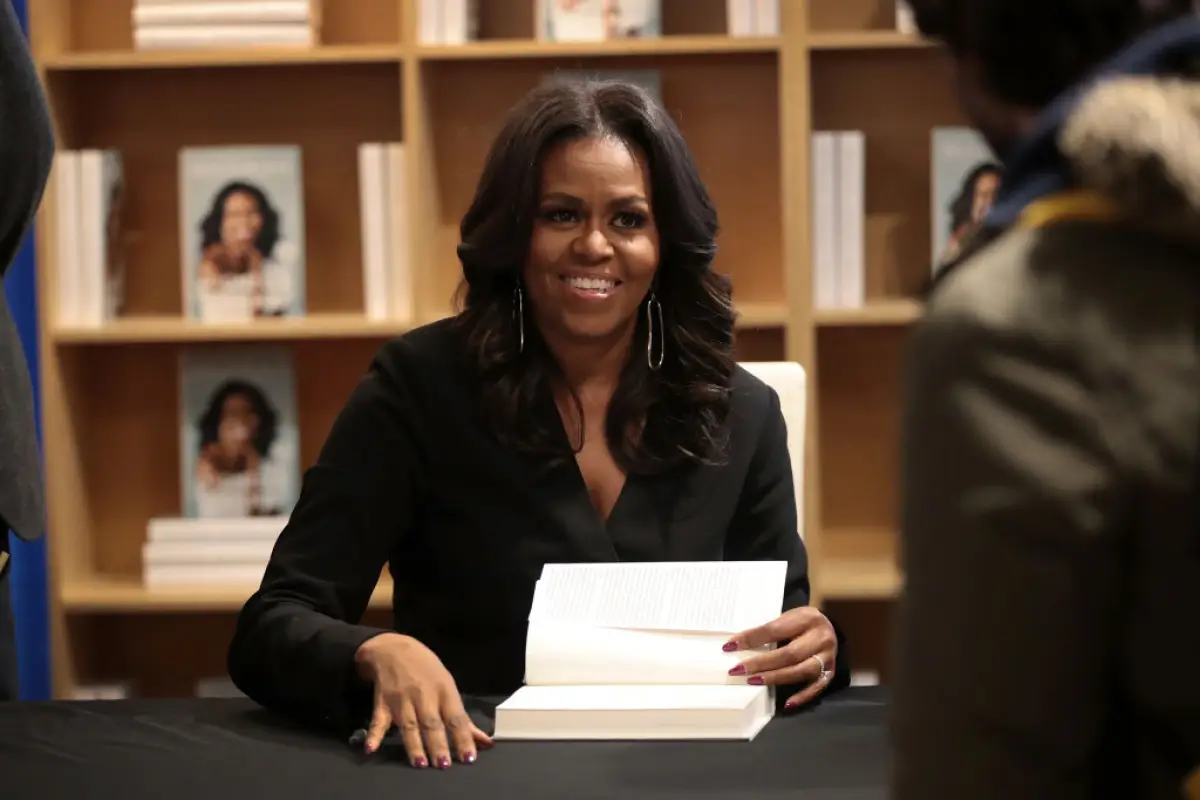 Michelle Obama Holds  First Book Signing In Her Hometown Of Chicago