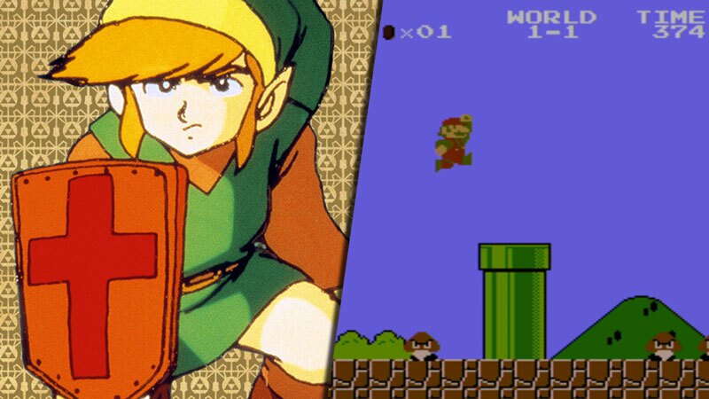 The Legend of Zelda y Super Mario Bros
