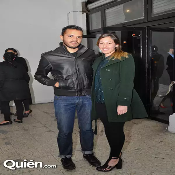 Fernando Farfán y Mariel Alanís.