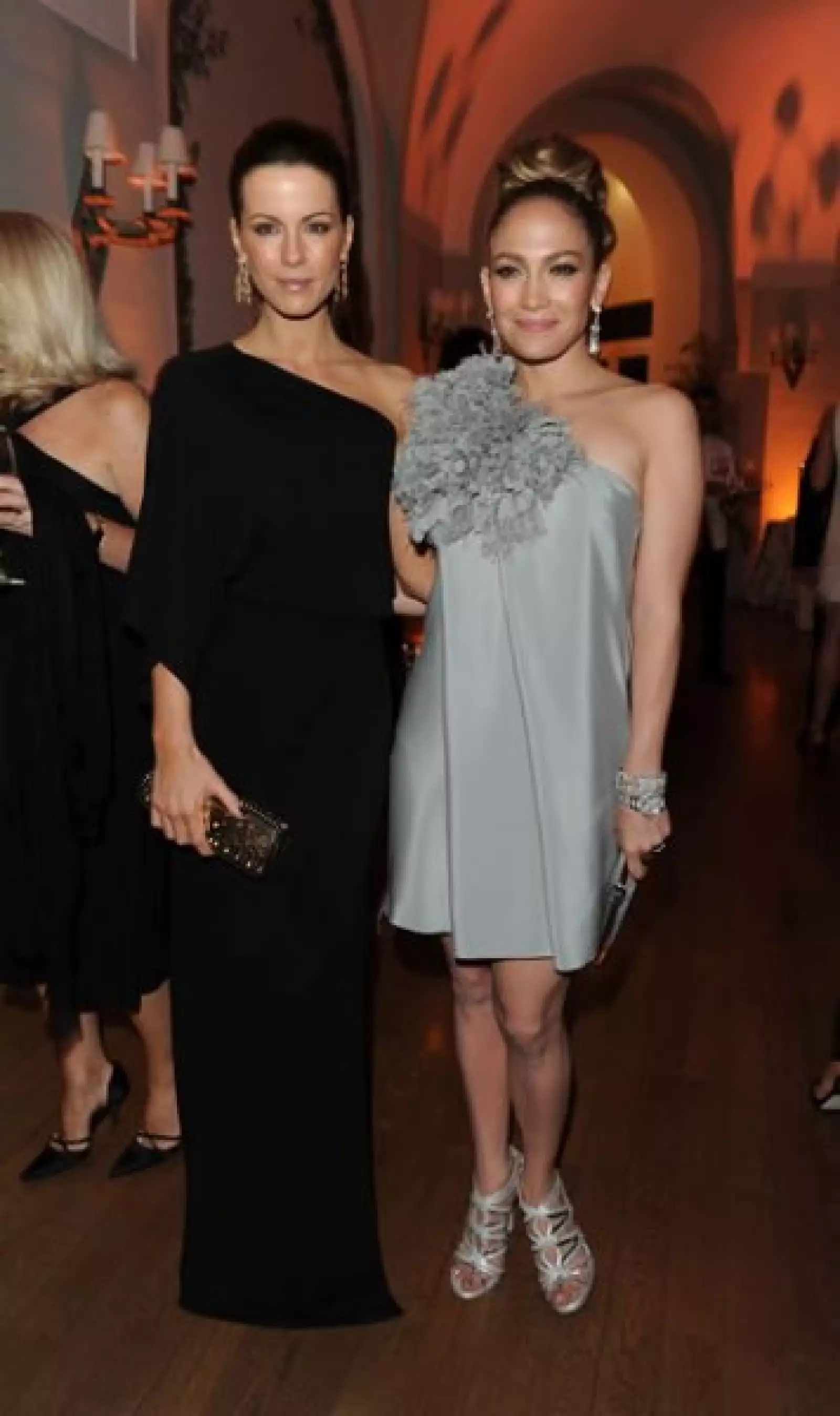 Ella posó también con Kate Beckinsale...