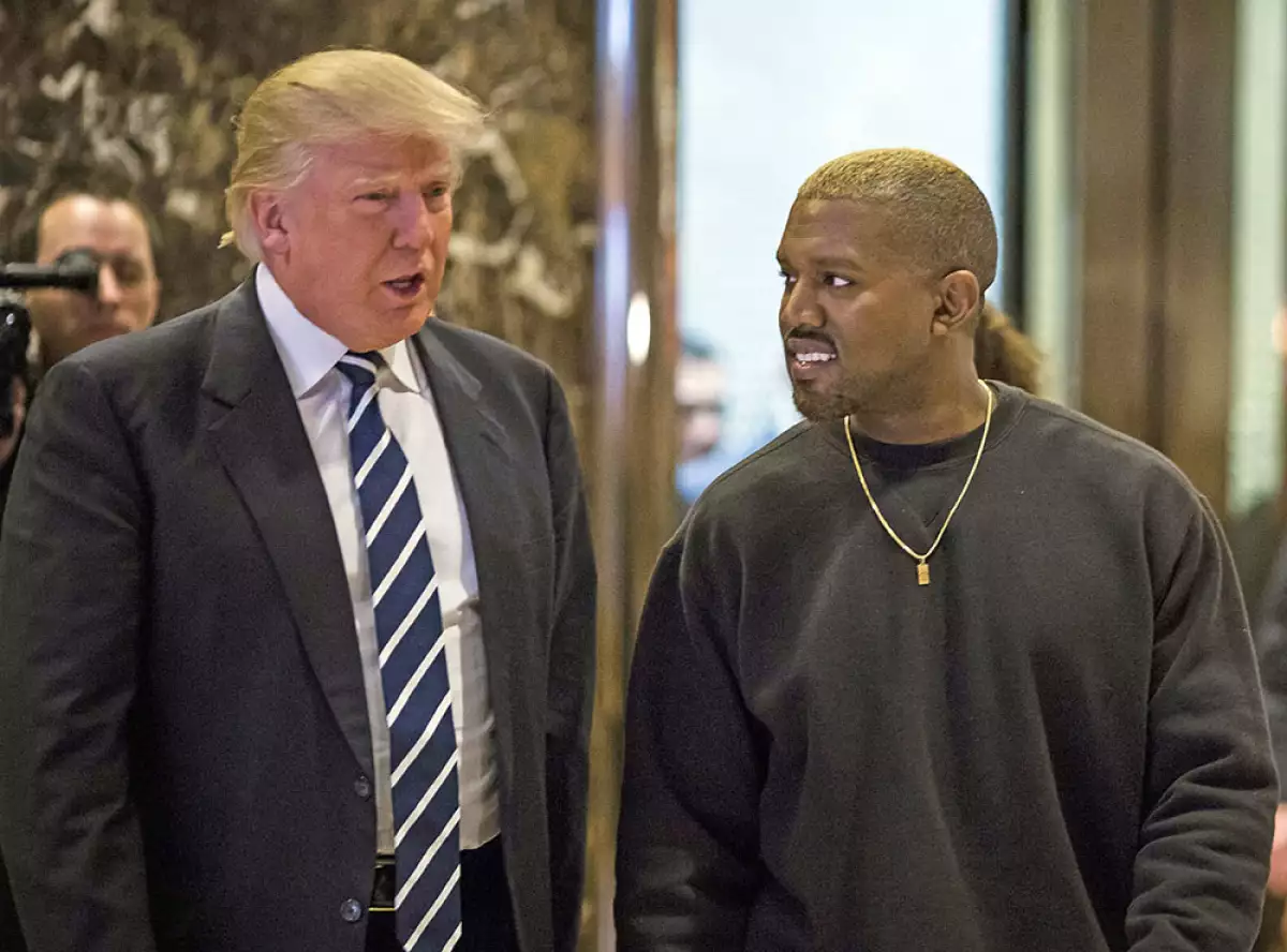 Donald Trump y Kanye West