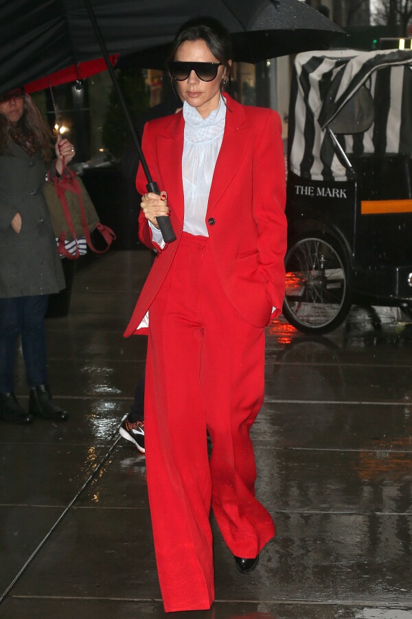 Victoria Beckham out and about, New York, USA - 24 Jan 2019