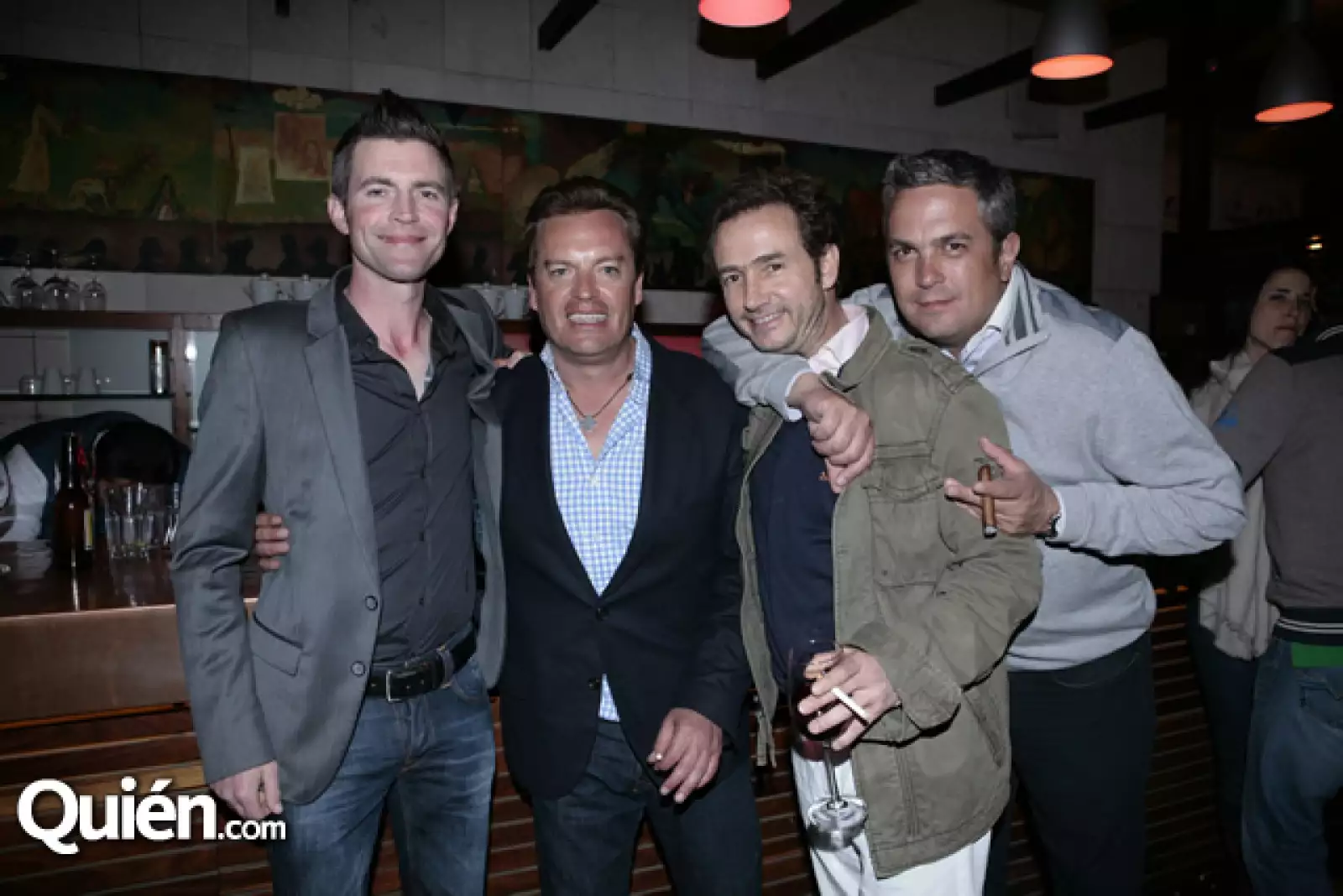 Nicolás Ruus, Albaro Alonso, Juan Ramón Alonso y Eduardo Riva