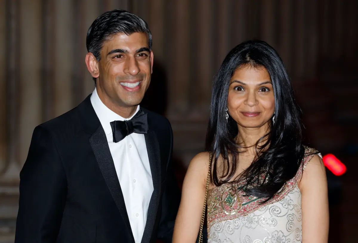 Rishi Sunak y Akshata Murthy