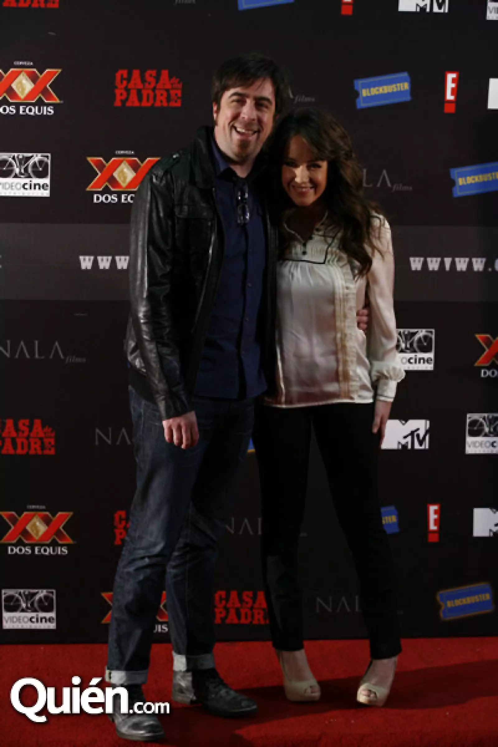 Rafa Sarmiento y su esposa Vanessa Pérez.