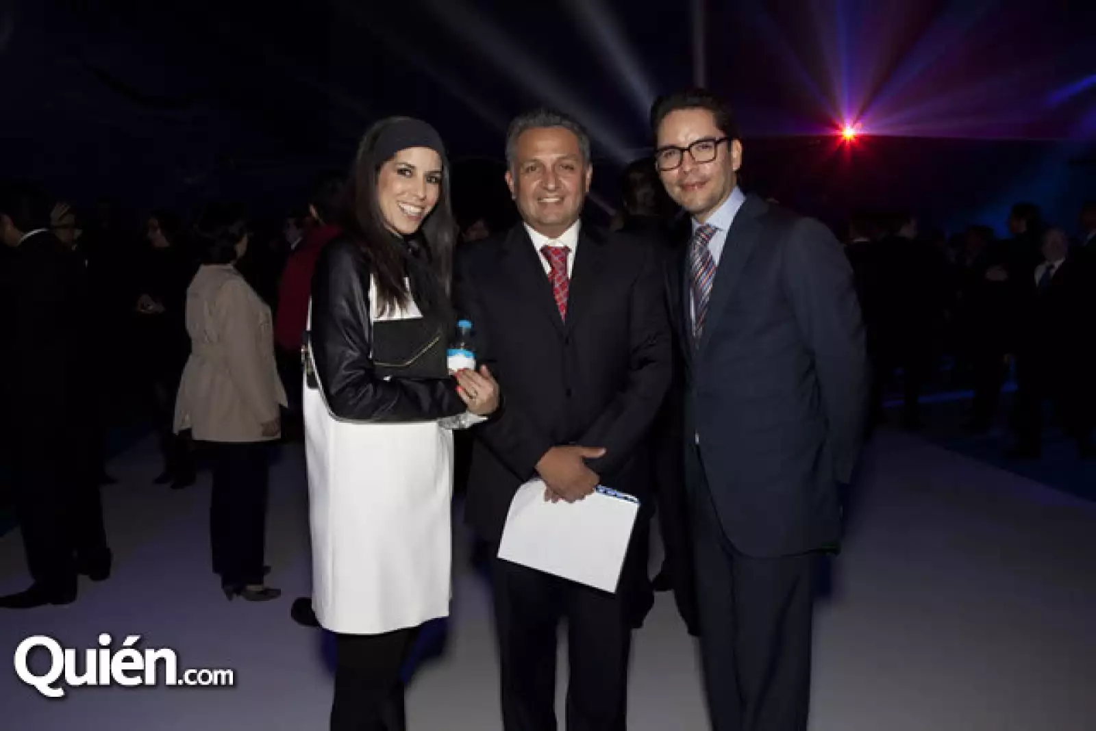 María Fernanda Medina, Mario Rosas y Salvador Sánchez