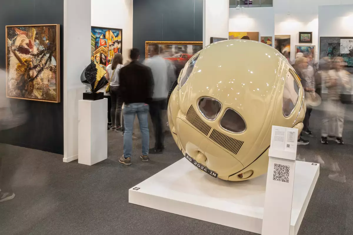 Vista de Zona Maco, la feria de arte más importante de Latinoamérica. 