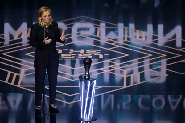 Sarina Wiegman ganadora a Mejor entrenadora de la FIFA 2023.