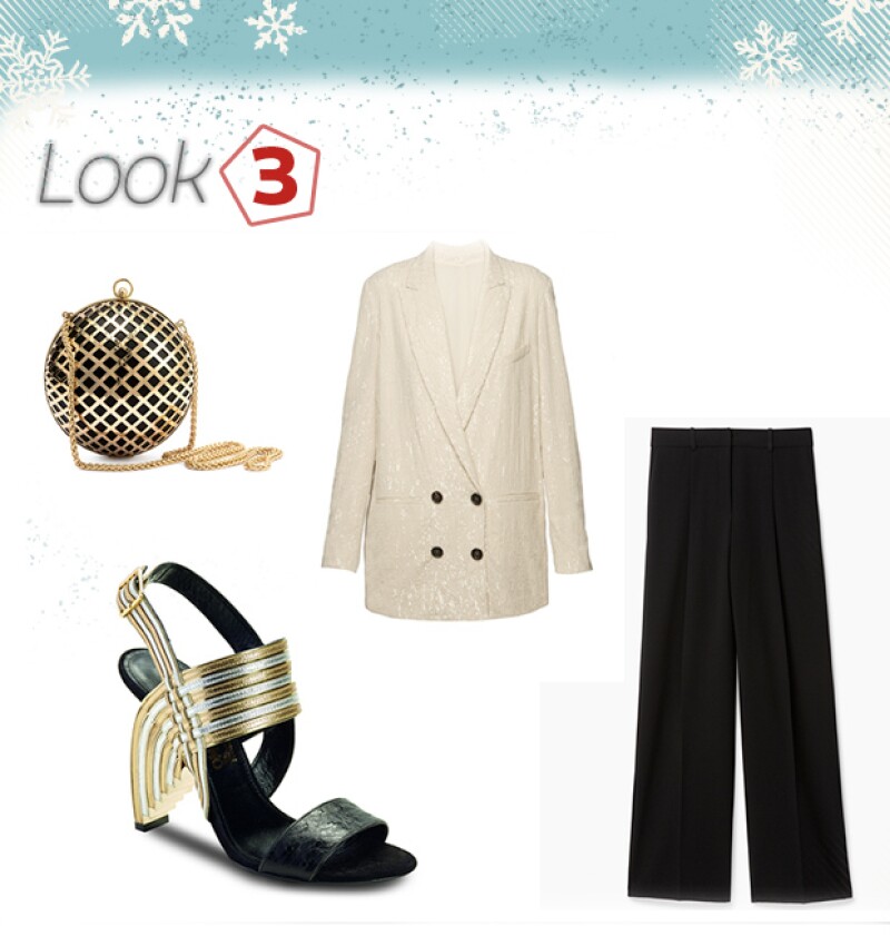 Bolsa: H&M / Blazer: Brunello Cucinelli / Zapatos: Ferragamo / Pantalón: Theory