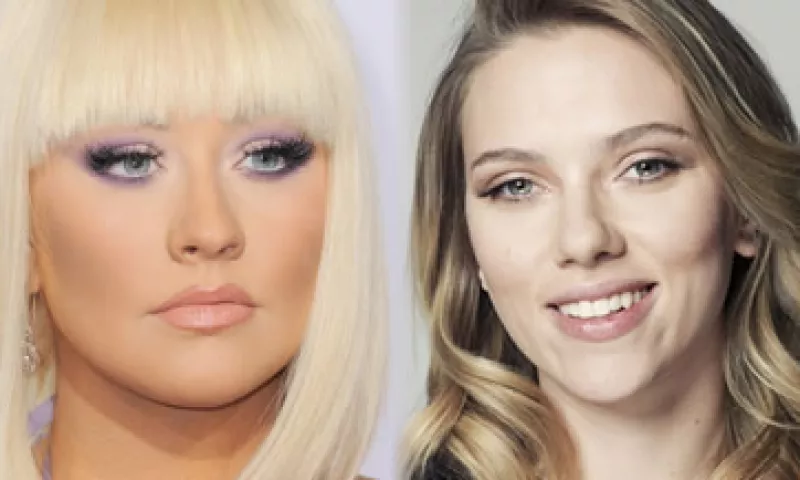 Aguilera (izq) y Johansson (der) aceptaron revelar su identidad para crear conciencia sobre la intrusión a la privacidad en Internet. (Foto: Especial)