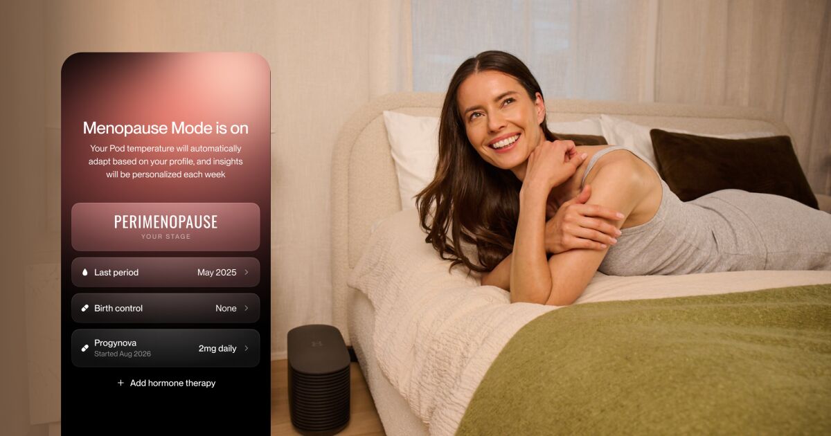 MODO MENOPAUSIA: LA TECNOLOGÍA QUE COMBATE BOCHORNOS NOCTURNOS