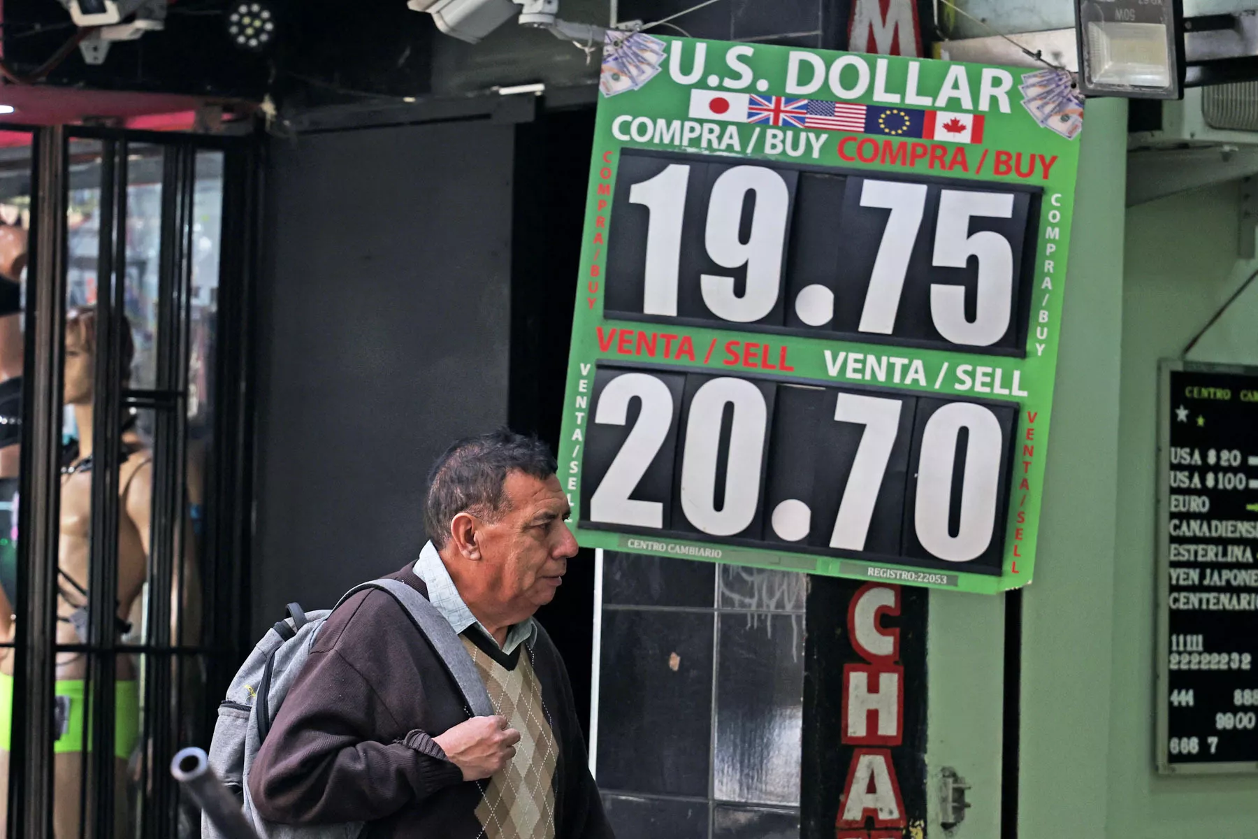 Peso retrocede por preocupación del impacto de los aranceles