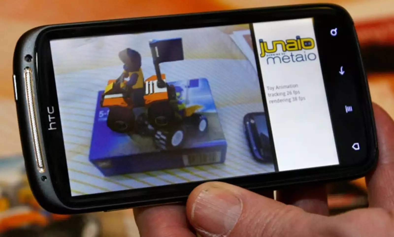 En el CES se presentó un ‘smartphone’ HTC que permite ver apps de realidad aumentada.