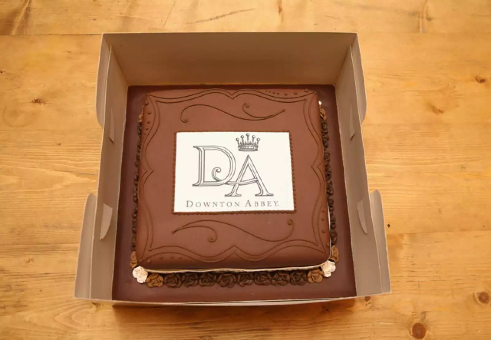 El pastel fue hecho especialmente para la visita de Kate.
