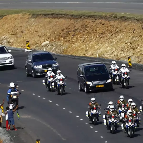 mandela, llegada restos, qunu