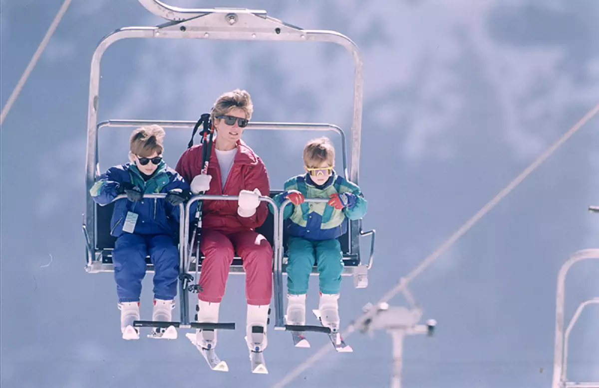 Royal Skiing Holiday in Lech, Austria - 1991