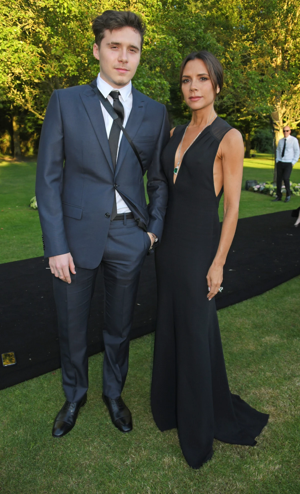 Brooklyn y Victoria Beckham