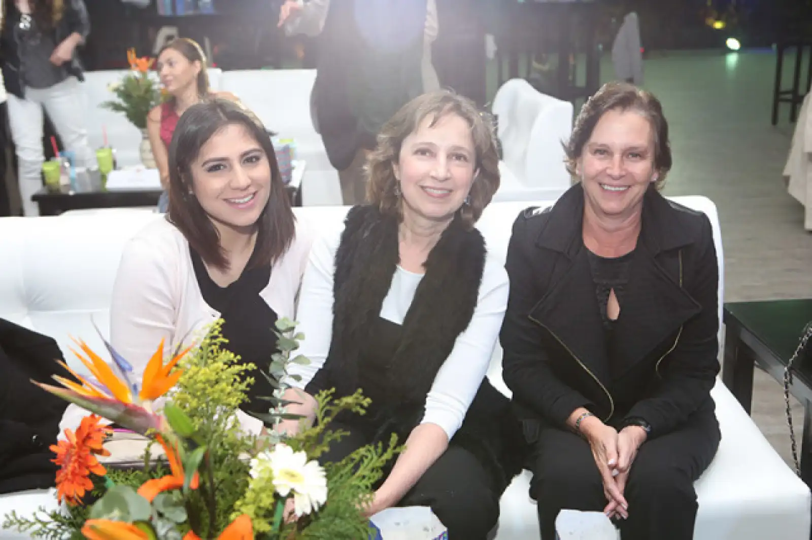 Arantxa Abdala, Adriana Urrea y Bárbara Kiehnle