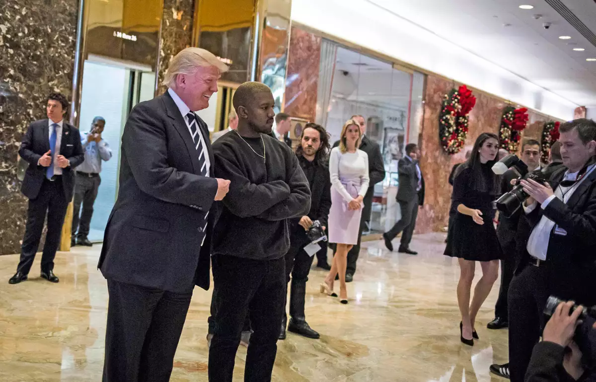 Trump, Kanye West